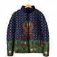 Rosa Parks Christmas Padded Jacket Freedom Bus Wreath Vintage Festive Holiday