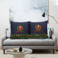 Rosa Parks Christmas Pillow Cover Freedom Bus Wreath Vintage Festive Holiday