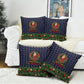 Rosa Parks Christmas Pillow Cover Freedom Bus Wreath Vintage Festive Holiday