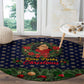 Rosa Parks Christmas Round Carpet Freedom Bus Wreath Vintage Festive Holiday