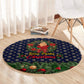 Rosa Parks Christmas Round Carpet Freedom Bus Wreath Vintage Festive Holiday