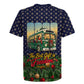 Rosa Parks Christmas Rugby Jersey Freedom Bus Wreath Vintage Festive Holiday