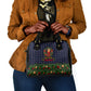 Rosa Parks Christmas Shoulder Handbag Freedom Bus Wreath Vintage Festive Holiday