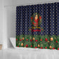 Rosa Parks Christmas Shower Curtain Freedom Bus Wreath Vintage Festive Holiday