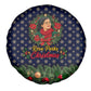 Rosa Parks Christmas Spare Tire Cover Freedom Bus Wreath Vintage Festive Holiday