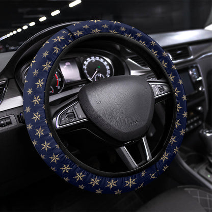 Rosa Parks Christmas Steering Wheel Cover Freedom Bus Wreath Vintage Festive Holiday