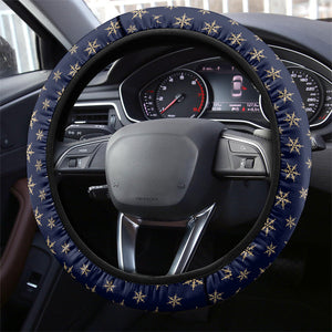 Rosa Parks Christmas Steering Wheel Cover Freedom Bus Wreath Vintage Festive Holiday