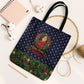 Rosa Parks Christmas Tote Bag Freedom Bus Wreath Vintage Festive Holiday
