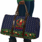 Rosa Parks Christmas Travel Bag Freedom Bus Wreath Vintage Festive Holiday