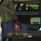 Rosa Parks Christmas Travel Bag Freedom Bus Wreath Vintage Festive Holiday