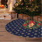 Rosa Parks Christmas Tree Skirt Freedom Bus Wreath Vintage Festive Holiday
