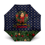 Rosa Parks Christmas Umbrella Freedom Bus Wreath Vintage Festive Holiday