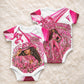 Black Cowgirl Breast Cancer Awareness Baby Onesie Western Pink Ribbon Butterfly Rose - In October We Wear Pink