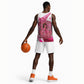 Black Cowgirl Breast Cancer Awareness Basketball Jersey Western Pink Ribbon Butterfly Rose - In October We Wear Pink