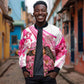 Black Cowgirl Breast Cancer Awareness Bomber Jacket Western Pink Ribbon Butterfly Rose - In October We Wear Pink