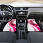Black Cowgirl Breast Cancer Awareness Car Mats Western Pink Ribbon Butterfly Rose - In October We Wear Pink