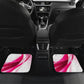 Black Cowgirl Breast Cancer Awareness Car Mats Western Pink Ribbon Butterfly Rose - In October We Wear Pink
