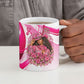 Black Cowgirl Breast Cancer Awareness Ceramic Mug Western Pink Ribbon Butterfly Rose - In October We Wear Pink