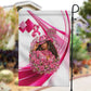 Black Cowgirl Breast Cancer Awareness Garden Flag Western Pink Ribbon Butterfly Rose - In October We Wear Pink