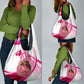 Black Cowgirl Breast Cancer Awareness Grocery Bag Western Pink Ribbon Butterfly Rose - In October We Wear Pink