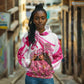 Black Cowgirl Breast Cancer Awareness Hoodie Western Pink Ribbon Butterfly Rose - In October We Wear Pink