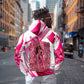 Black Cowgirl Breast Cancer Awareness Hoodie Western Pink Ribbon Butterfly Rose - In October We Wear Pink