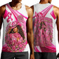 Black Cowgirl Breast Cancer Awareness Men Tank Top Western Pink Ribbon Butterfly Rose - In October We Wear Pink