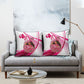 Black Cowgirl Breast Cancer Awareness Pillow Cover Western Pink Ribbon Butterfly Rose - In October We Wear Pink