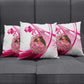 Black Cowgirl Breast Cancer Awareness Pillow Cover Western Pink Ribbon Butterfly Rose - In October We Wear Pink