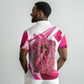 Black Cowgirl Breast Cancer Awareness Polo Shirt Western Pink Ribbon Butterfly Rose - In October We Wear Pink