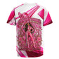 Black Cowgirl Breast Cancer Awareness Rugby Jersey Western Pink Ribbon Butterfly Rose - In October We Wear Pink