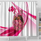 Black Cowgirl Breast Cancer Awareness Shower Curtain Western Pink Ribbon Butterfly Rose - In October We Wear Pink