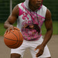 Black Cowgirl Breast Cancer Awareness Sleeveless Hoodie Western Pink Ribbon Butterfly Rose - In October We Wear Pink