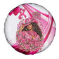 Black Cowgirl Breast Cancer Awareness Spare Tire Cover Western Pink Ribbon Butterfly Rose - In October We Wear Pink