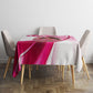 Black Cowgirl Breast Cancer Awareness Tablecloth Western Pink Ribbon Butterfly Rose - In October We Wear Pink