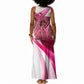 Black Cowgirl Breast Cancer Awareness Tank Maxi Dress Western Pink Ribbon Butterfly Rose - In October We Wear Pink