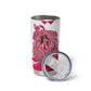 Black Cowgirl Breast Cancer Awareness Tumbler Cup Western Pink Ribbon Butterfly Rose - In October We Wear Pink