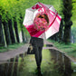 Black Cowgirl Breast Cancer Awareness Umbrella Western Pink Ribbon Butterfly Rose - In October We Wear Pink
