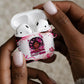 African American Breast Cancer Awareness Queen AirPods Case Pink Ribbon Floral Butterfly Boxing Gloves Warrior Art