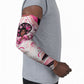 African American Breast Cancer Awareness Queen Arm Sleeves Pink Ribbon Floral Butterfly Boxing Gloves Warrior Art