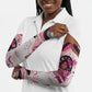 African American Breast Cancer Awareness Queen Arm Sleeves Pink Ribbon Floral Butterfly Boxing Gloves Warrior Art