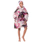 African American Breast Cancer Awareness Queen Kid Wearable Blanket Hoodie Pink Ribbon Floral Butterfly Boxing Gloves Warrior Art