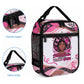 African American Breast Cancer Awareness Queen Lunch Bag Pink Ribbon Floral Butterfly Boxing Gloves Warrior Art