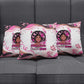 African American Breast Cancer Awareness Queen Pillow Cover Pink Ribbon Floral Butterfly Boxing Gloves Warrior Art