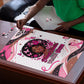 African American Breast Cancer Awareness Queen Puzzle Pink Ribbon Floral Butterfly Boxing Gloves Warrior Art