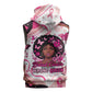 African American Breast Cancer Awareness Queen Sleeveless Hoodie Pink Ribbon Floral Butterfly Boxing Gloves Warrior Art