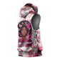 African American Breast Cancer Awareness Queen Sleeveless Hoodie Pink Ribbon Floral Butterfly Boxing Gloves Warrior Art