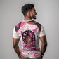 African American Breast Cancer Awareness Queen T shirt Pink Ribbon Floral Butterfly Boxing Gloves Warrior Art