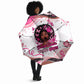 African American Breast Cancer Awareness Queen Umbrella Pink Ribbon Floral Butterfly Boxing Gloves Warrior Art