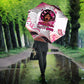 African American Breast Cancer Awareness Queen Umbrella Pink Ribbon Floral Butterfly Boxing Gloves Warrior Art